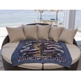 thumbnail image 2 of Coral Fleece Plush Throw Blanket 50 x 60| Volunteer Fire Fighter Throw Blanket FF2085-TB (Navy), 2 of 3
