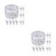 thumbnail image 3 of Inteprter 20 piezas de chinchetas transparentes, fotos de oficina, ilustraciones de papel, manualidades, tablero de cable, Clips de fijación, 2Conjunto, 3 of 6