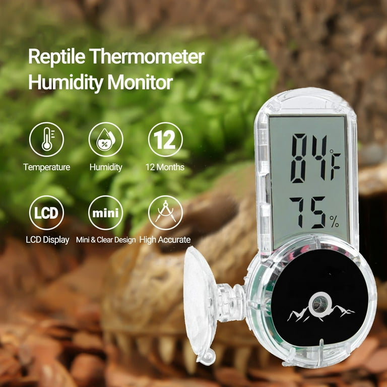 ZOO MED Digital Combo Reptile Terrarium Thermometer Humidity