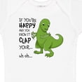 thumbnail image 4 of Inktastic T-Rex Can't Clap Boys or Girls Baby Bodysuit, 4 of 5