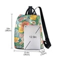 thumbnail image 3 of FORMRS Women's Travel Backpack Purse Anti-Theft Hidden Pockets Casual Shoulder Bag, Floral Pattern, 3 of 7