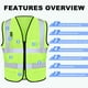 thumbnail image 4 of Chaleco reflectante de seguridad XPCARE para mujeres y hombres, paquete de 2, 4 of 7