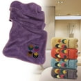 thumbnail image 2 of Cinvoph 14"x30" Stawberry Hand Towel, Thicker & Lighter Weight, Quicker to Dry Towels for Bathroom, Machine Washable Cute Bathroom Shower Towels , Purple, 2 of 4