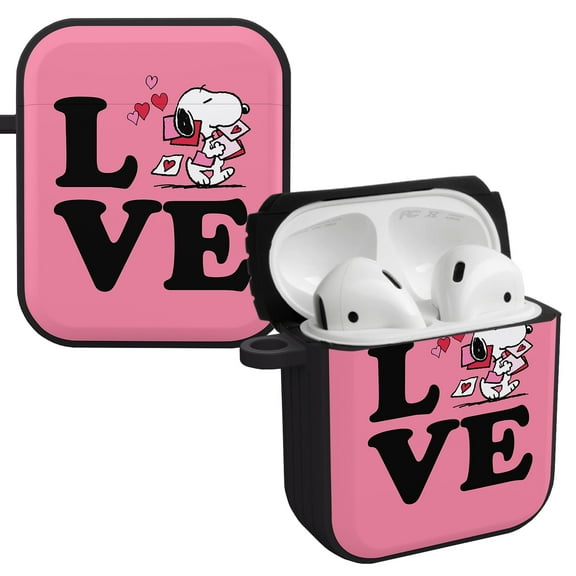 Peanuts Valentines HDX Case Cover Compatible with Apple AirPods Gen 1 & 2 (Love) by Affinity Bands