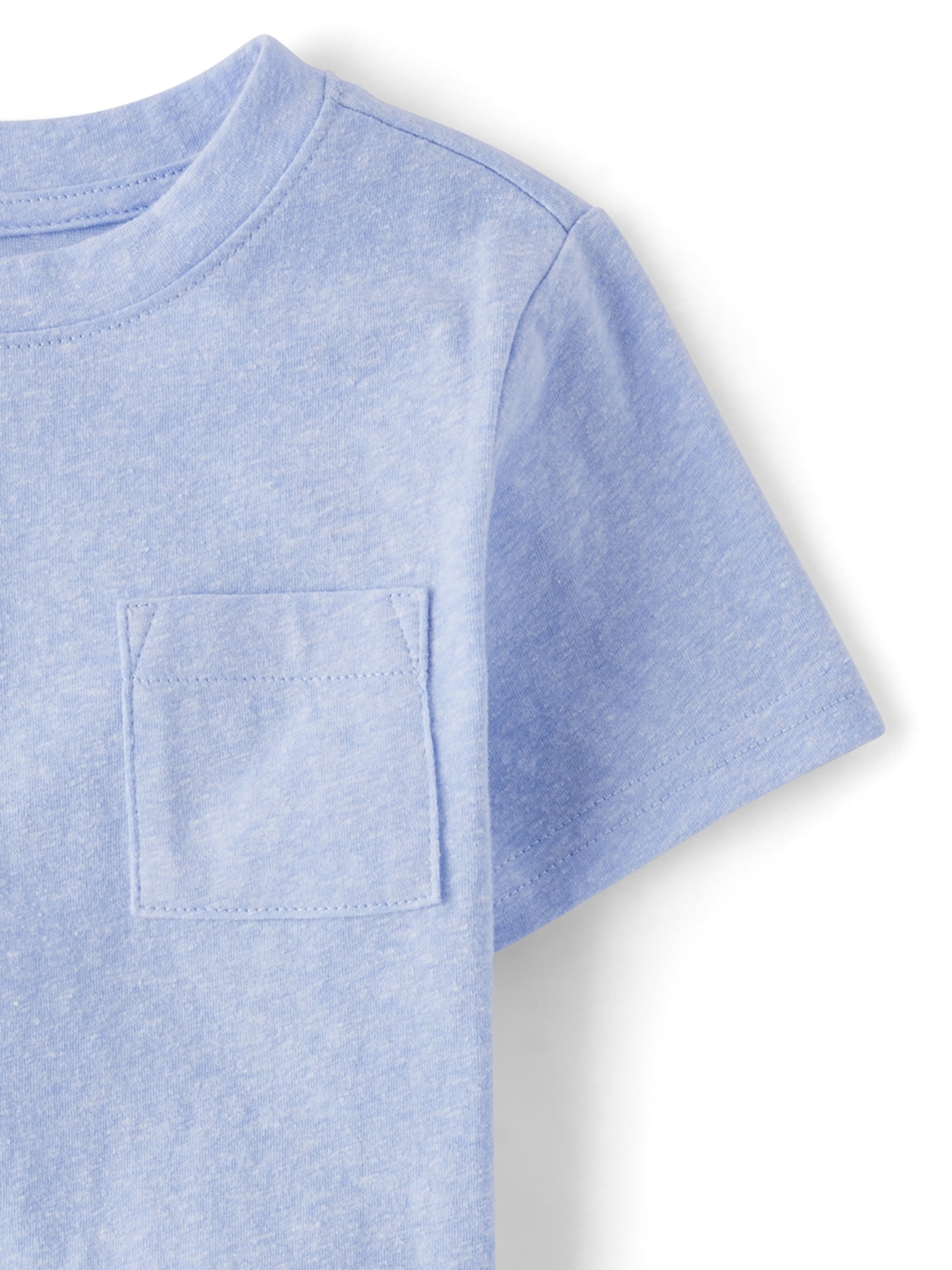 The Children's Place Baby & Toddler Boys Short Sleeve Marled Pocket Tee, Sizes 6M-5T