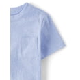 thumbnail image 3 of The Children's Place Baby & Toddler Boys Short Sleeve Marled Pocket Tee, Sizes 6M-5T, 3 of 3