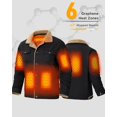 thumbnail image 4 of Chaqueta térmica Wulcea para hombre, casual, con forro polar y paquete de baterías, 4 of 5