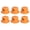 Orange, variant on Rotating 360 Spin Cable Clip Holder Ideal For Managing Multiple Device Wire