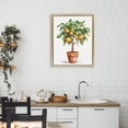 thumbnail image 3 of Stupell Industries Cottage Potted Orange Tree Gold Floating Frame Canvas Art, 17 x 21, by Shelly Craig, 3 of 8