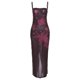 thumbnail image 4 of Vestido Largo De Las Señoras vestido lencero vintage con estampado Y2k Cgtredaw Para estrenar, 4 of 9