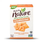 Back to Nature Cheddalicious Cheese Flavored Crackers, Non-GMO Project Verified, 6 OZ