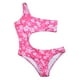thumbnail image 4 of Conjunto de ropa de playa con estampado de bikini de una pieza con hueco floral cómodo de un solo hombro para mujer OAVQHLG3B Store lin121212, 4 of 4