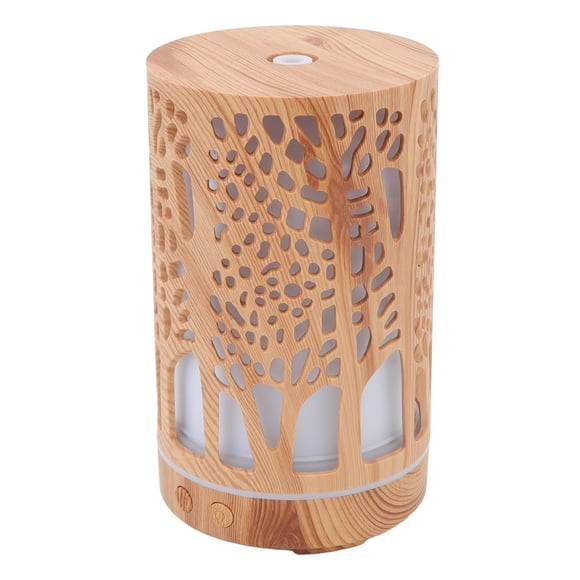 Humidifiers,200ml Wood Grain Aroma Aroma Essential Oil Diffuser Essential Oil Diffusers Multi-Functional