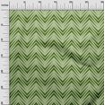 thumbnail image 3 of oneOone Georgette Viscose Forest Green Fabric Chevron Craft Projects Decor Fabric Printed By The Yard 42 Inch Wide, 3 of 4
