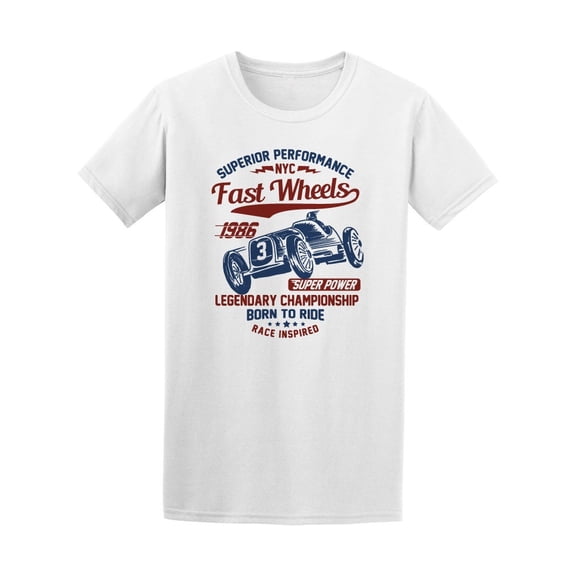 Fast Wheels Championship Tee Men's -Image by Shutterstock