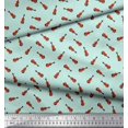 thumbnail image 3 of Soimoi Cotton Poplin Fabric Guitar Musical Instrument Print Sewing Fabric Yard 56 Inch Wide, 3 of 3