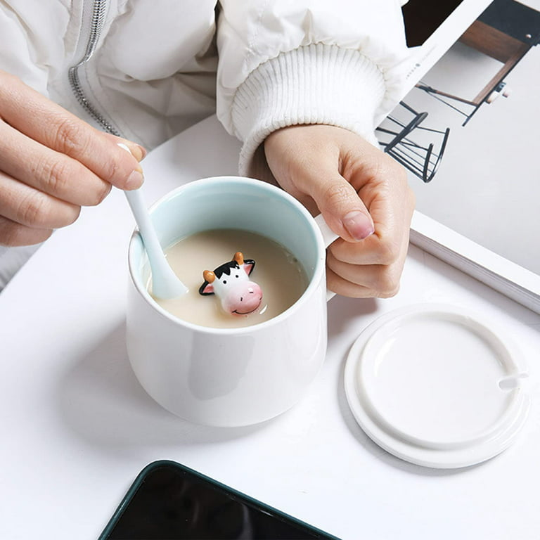 Cute Frog Coffee Mug, Ceramic Mug With 3d Animal