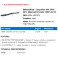 thumbnail image 2 of Exhaust Line - Compatible with 2009 - 2013 Chevy Silverado 1500 5.3L V8 2010 2011 2012, 2 of 2