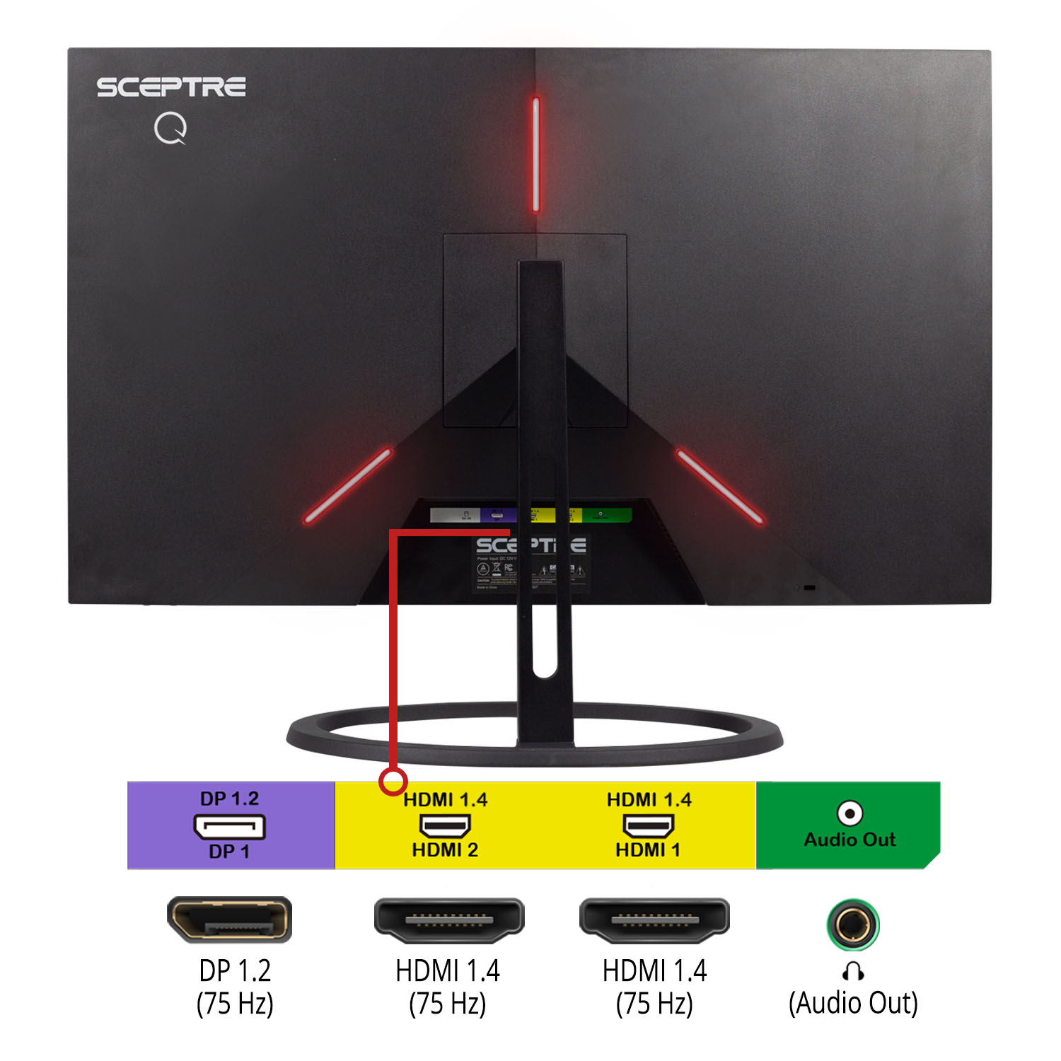 Sceptre IPS E275W-QPT 27-Inch Quad HD IPS LED Monitor with Tiltable LED  Display