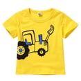 thumbnail image 3 of 3Pcs Toddler Boys T-Shirts Kids Short Sleeve Crewneck Cartoon Animal Blouse Tops 1-6Y, 3 of 8