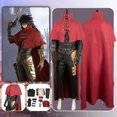 thumbnail image 2 of Disfraz de fantasía de Vincent Valentine de Final Fantasy 7 para hombre adulto, conjunto de capa de uniforme FF7, traje de carnaval de Halloween, 2 of 5