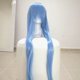 thumbnail image 5 of Peluca Azul Bebe Claro Larga Kanekalon L.27 azul Unitalla Lymalimoon JOY Lisa 27, 5 of 6