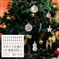thumbnail image 3 of 70 Uds adornos de Navidad bo decorativa de Navidad adornos de Navidad DIY Yuyangstore Colgantes Bolas, 3 of 7