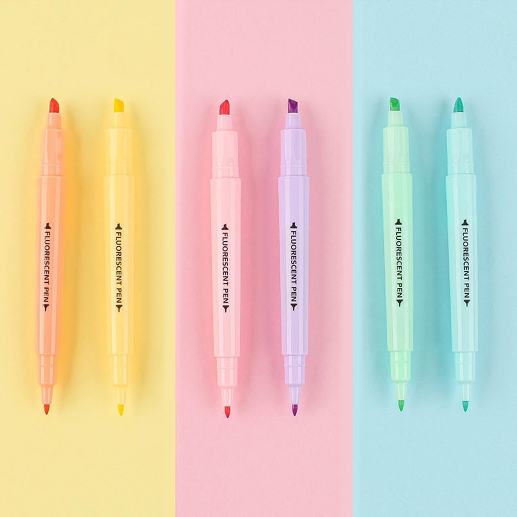 Toothpaste Highlighter Pen Fluorescent Book Marker Neon Spot Liner  Stationery Office School F6826