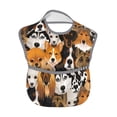 thumbnail image 2 of Bingfone Mess-Proof Baby Bib - Waterproof Bib For Baby Boy Or Girl With Food Catcher Pocket, Unisex-Dogs Different Breeds, 2 of 8