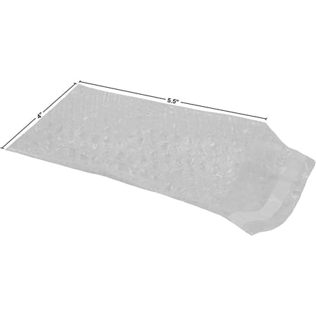 Uboxes Bubble Out Bag 4" x 5.5" #1, pack of 1200, Clear