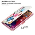 thumbnail image 2 of iPhone 13 Wallet Case PU Leather Folio Flip Stand, Allytech Magnetic Credit Card Holder Protective Anti-Scratch TPU Bumper Skin Cover for iPhone 13 6.1" 2021, Butterfly Floral, 2 of 4