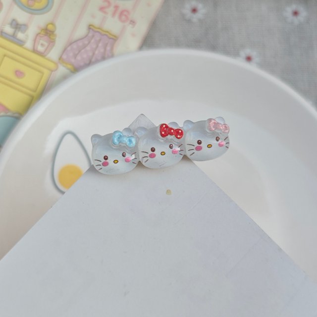 Sanrio Sanlian Merleti Pink Hairpin Cute Girl Heart Bangs Clip Side Clip Sweet Hairpin Clip Headwear