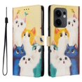 thumbnail image 1 of FOXDOCK Funda Tipo Cartera para OPPO Reno 13F con Soporte y Correa – Diseño de Patrones Lindos, 1 of 6