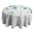 thumbnail image 4 of Design Pattern Round Tablecloth 60 Inch – Waterproof Polyester Table Cover with Full Print Design, Wrinkle Resistant & Washable for Kitchen Dining Party Decor, 4 of 6