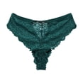 thumbnail image 3 of Blmnix Ladies Underwear Panties Cheeky Sexy Panties Thong Underwear G String Green Lace Panties Women's Underwear Cotton,M, 3 of 4