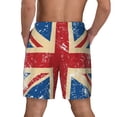 thumbnail image 3 of Swim Trunks Board Shorts Beach Swimwear Bathing Suit with Liner Union Jack Uk Flag Retro, 3 of 7