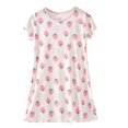 thumbnail image 2 of Yanlir Robe de Princesse Sans Manches Imprimée pour Fille, Tenue de Fête à la Mode et Respirante à Col Rond, Tenue Décontractée Mignonne pour Enfants (Rose, 14-15 Ans), 2 of 3