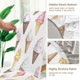 thumbnail image 5 of Yayeee 2 Pack Dining Chair Covers Stretch Parson Chairs Slipcovers Seat Protector, Ice Cream Pattern, 5 of 6