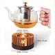 thumbnail image 2 of Calentador de Tetera de Aleación de Aluminio y Madera, Ideal para Calentar Té, Café, Leche y Comida en Interiores y Exteriores. Tamaño Pequeño., 2 of 5