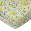 SheetWorld Fitted 100% Cotton Percale Play Yard Sheet Fits BabyBjorn Travel Crib Light 24 x 42, Paint Splash Gray