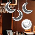 thumbnail image 2 of Disco Ball Moon Shape Hanging Mirror Ball with Chain Bar Ktv Dj Club Stage Birthday Party Disco Ball, 2 of 5