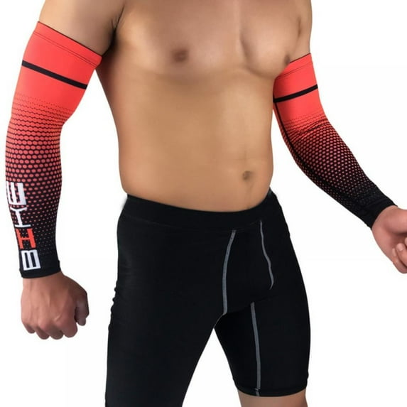 DABOOM Sun Protection Arm Sleeves for Men & Women - UPF 50 Sports Compression Cooling Sleeve - Tattoo Cover Up - For Golf, Football, Baseball, Basketball & Running
