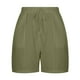 thumbnail image 4 of Karight Linen Shorts for Women High Waisted Lightweight Casual Summer Drawstring Short Pants Beach Vacation Outfit W Pockets, 4 of 7