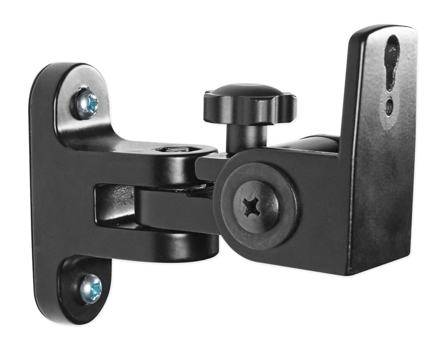 (2) Rockville APM6B 6.5" Powered Studio Monitor Speakers+Swivel Wall Brackets