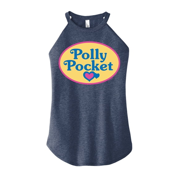 Polly Pocket - Polly Pocket Color Logo - Juniors High Neck Tank Top