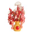 thumbnail image 3 of Conjunto de cubo Festival de primavera Suministros de bricolaje Flor artificial año nuevo chino Simulación Fruit Jar para , 40x28cm y Aureato mayimx Cubo de bendición, 3 of 9