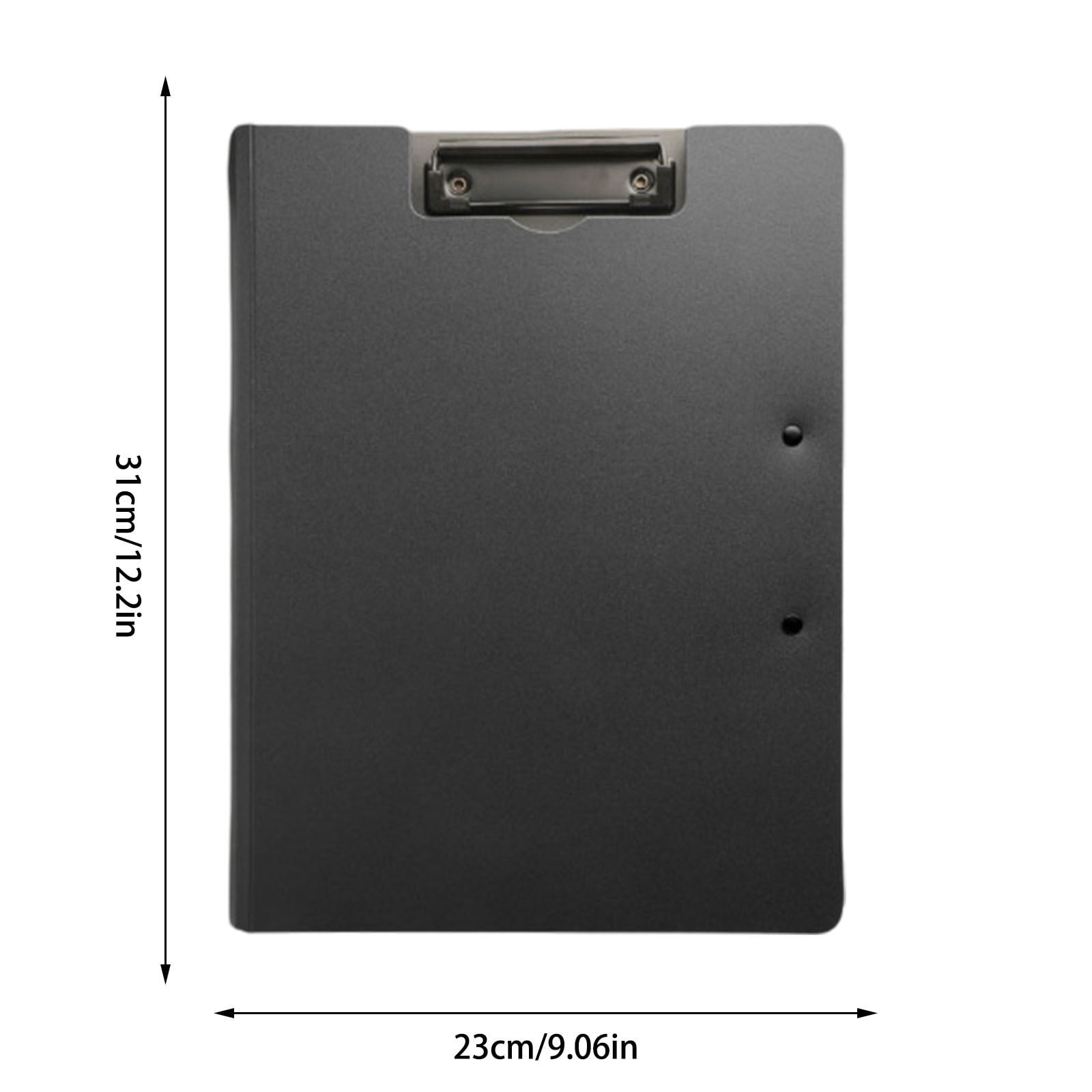 6Pack A4 Foldable Clipboard with Spring Action Clamp, Punchless Design for Office, School, or Commercial Use, Strong Clips for File Folders, Bulk Pack for Letter or A4 Size Documents