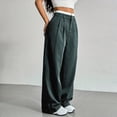thumbnail image 7 of Cutuoiiu Women's Work Pants Striped High Waisted Wide Leg Casual Work Office Long Trousers with Pockets Gifts, 7 of 7