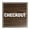 Walnut, variant on Square Checkout Sign (Walnut) - Medium