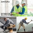 thumbnail image 7 of Mens Work Sock, AMITOFO Thick Durable Boot Socks for Men Size 11-13 Breathable Seamless Toe Mens Outdoor Work Socks for All-Season Wear Black 10-Pack, 7 of 7